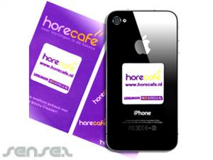 ノベルティ 安価なマイクロファイバー携帯ステッカ​​ー（30x30mm）