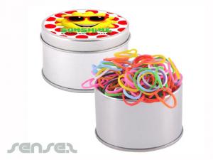 ノベルティ Looms Bands (Round Tin)