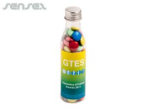 ノベルティ ボトル入りチョコレートビーンズ