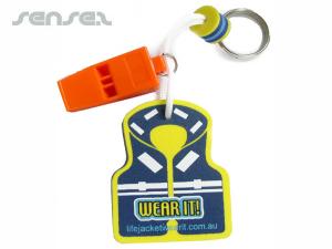 ノベルティ サーフライフセービングWhistelとフロートキーホルダー