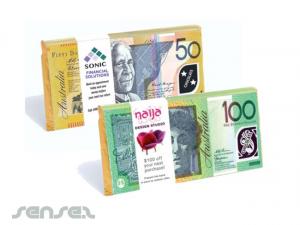 ノベルティ 50ドルと100ドルチョコレートバー