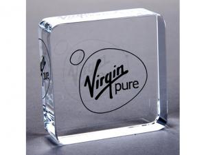 ノベルティ クリスタルペーパーウエイト